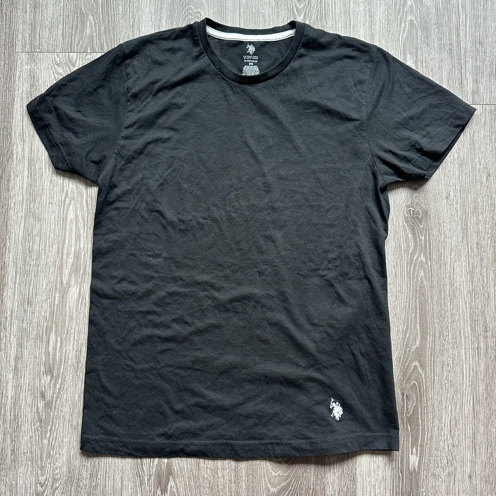 U.S. Polo Assn. Black Short Sleeve Tee Size M